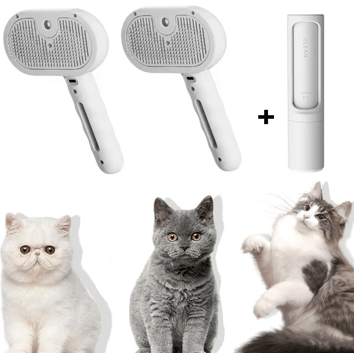 BROSSE 3 EN 1 CHAT